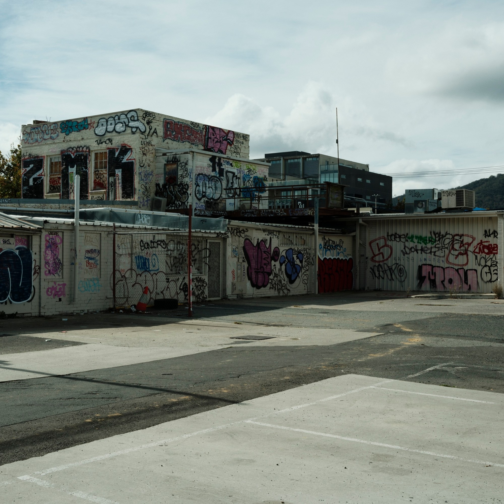 Mort Street Car Park Abandoned building graffiti