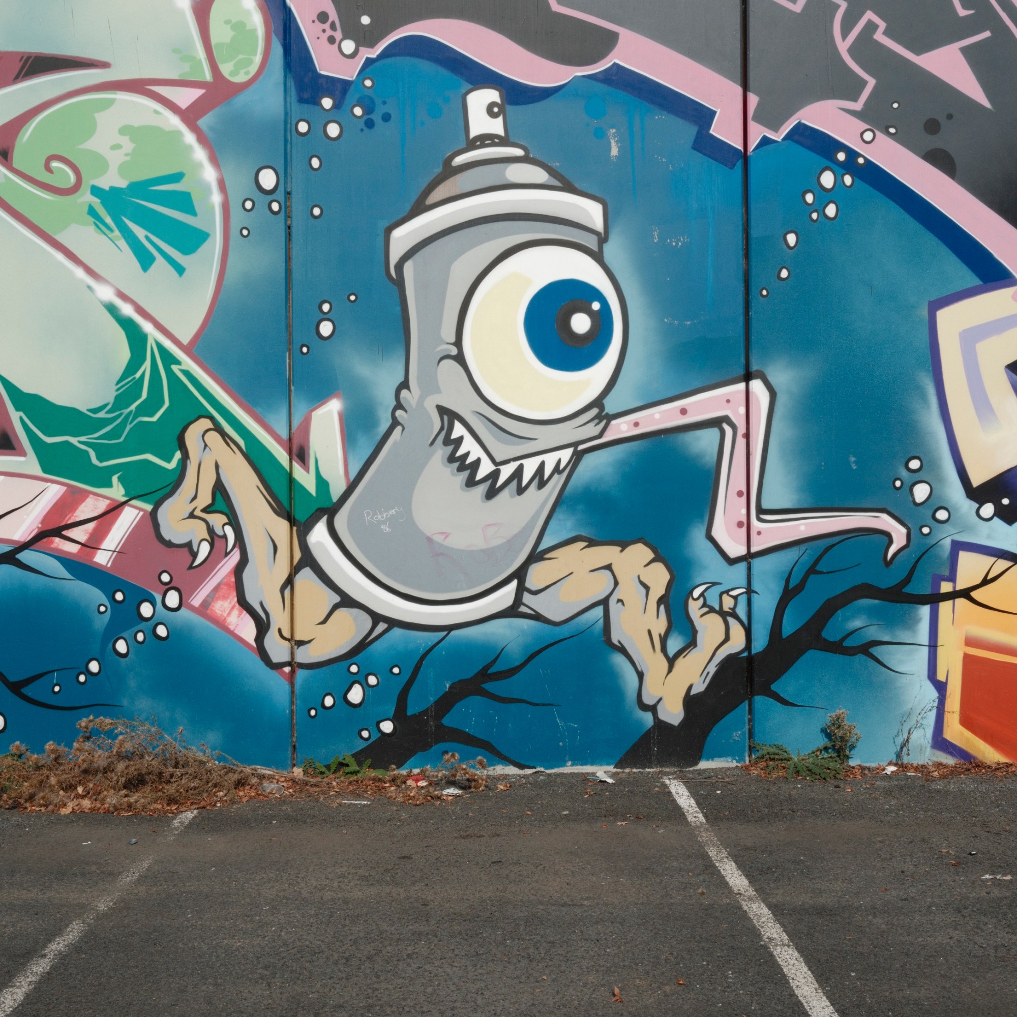 Spraycan Yokai Street Art
