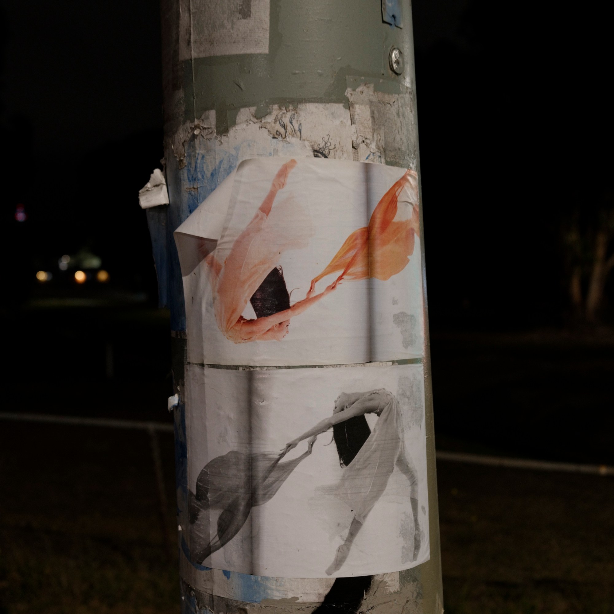 Paste up graffiti